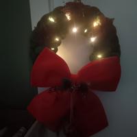 ghirlanda natalizia luminosa 