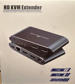PWAY KVM Extender per trasmissione video HDMI USB