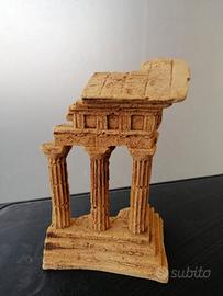 Modellino Tempio greco dei Dioscuri Agrigento 