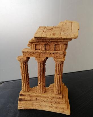 Modellino Tempio greco dei Dioscuri Agrigento 