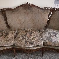 Divano con poltrone stile Barocco