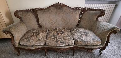 Divano con poltrone stile Barocco