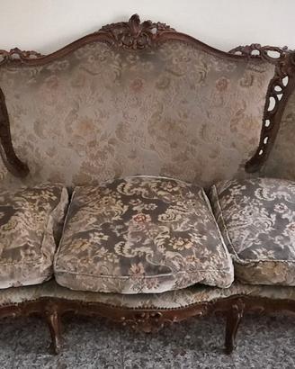 Divano con poltrone stile Barocco