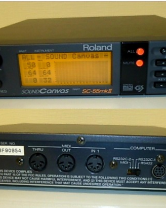 Roland sc55 mk2 expander professionale