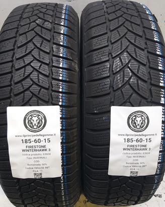2 GOMME 185 60 15 FIRESTONE A63604