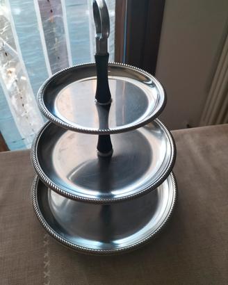 Alzatina a tre piani.Alfra. Alessi.