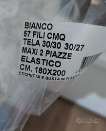 lenzuolo con angoli 180x200