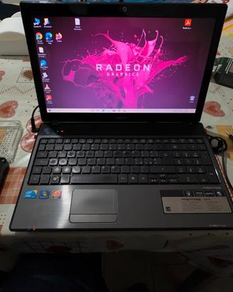 Acer 5741g con batteria e alimentatore originale