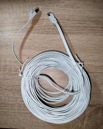 Cavo Ethernet Cat6 25m piatto