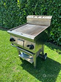 PIASTRA FRY TOP PROFESS. IN ACCIAIO INOX USATO