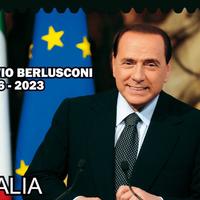 Francobollo commemorativo Silvio Berlusconi 2024