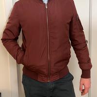 Giubbotto bomber granata/bordeaux taglia L