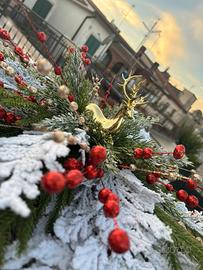 Composizione natalizia artigianale