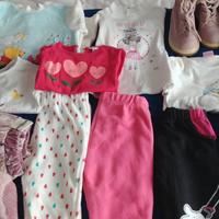 Stock vestiario invernale bimba PZ 26+2 Tg12/18/24