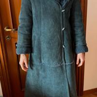 Cappotto Vera pelle di  montone blu