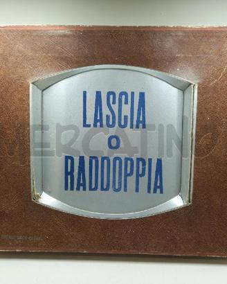 GIOCO SCATOLA LASCIA O RADDOPPIA