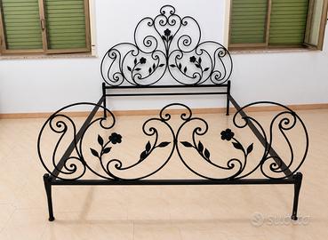 Testiera letto ferro battuto