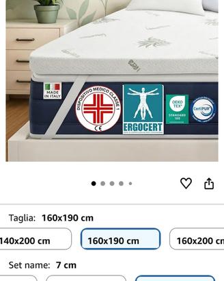 Topper materasso