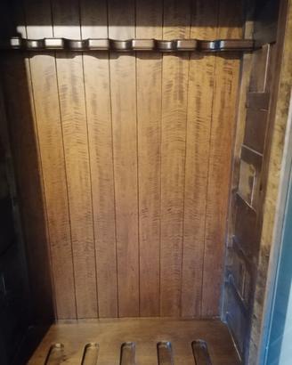 fuciliera in legno di noce 