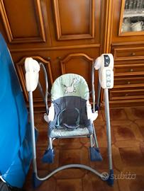 dondolo e lettino campeggio bimbi neonati 60€
