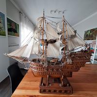 Veliero da modellismo in legno