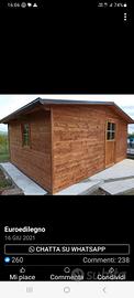 casetta in legno prefabbricata