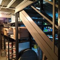 Soppalco 40 mq + 300 m scaffali magazzino negozio