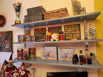 mensole come queste  ma a due piani e altre misure