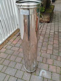 tubo canna fumaria in acciaio inox diametro 20 cm