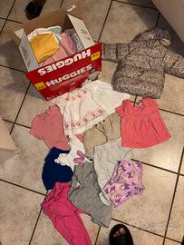 Lotto misto 9-12 neonata Invernale