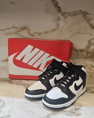 scarpe nike Dunk High Retro in pelle