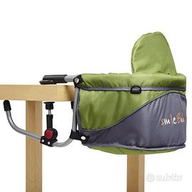 Seggiolino bimbo portatile per tavolo smile baby