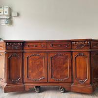 Credenza Buffet in Noce e Radica – Interni in Dama
