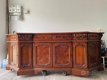 Credenza Buffet in Noce e Radica – Interni in Dama