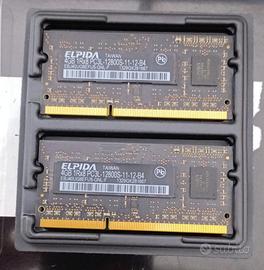 RAM x iMAC 8gb 2x4GB Laptop Ram Elpida PC3L-12800S