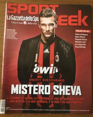 Sportweek 29/11/08 Andriy Shevchenko Milan