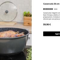 Casseruola 36cm con coperchio "I Giganti" KASANOVA