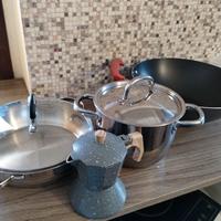 Set pentole cucina ad induzione