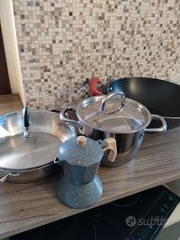 Set pentole cucina ad induzione