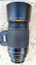 Nikon AF 70-300mm f4-5.6 G + HB-26