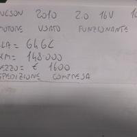 Motore usato tucson 2010 2.0 16v 104kw