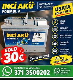 batteria 12v 60ah 540A