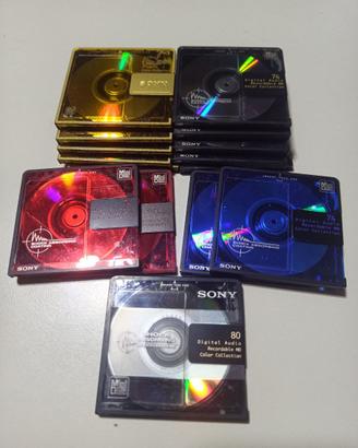 Lotto 7, n. 15 minidisc Sony Color Collection