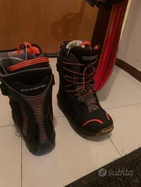 scarponi snowboard Salomon n.42