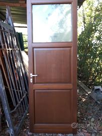 Portoncino Ingresso in Pino 93x241 sx