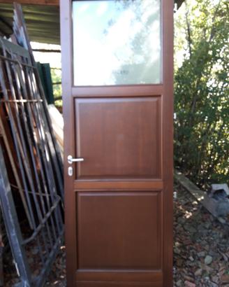 Portoncino Ingresso in Pino 93x241 sx