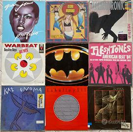 LOTTO JOBLOT 9 DISCHI VINILE SYNTH-POP DANCE 80'S