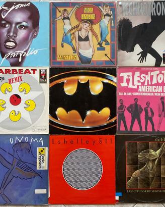 LOTTO JOBLOT 9 DISCHI VINILE SYNTH-POP DANCE 80'S