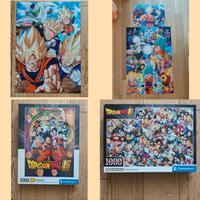6 Puzzle Clementoni/Educa DragonBall 500/1000 pz