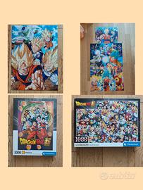 6 Puzzle Clementoni/Educa DragonBall 500/1000 pz